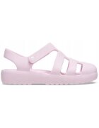 Crocs Sandale pentru Copii Velcro - Classic Fisherman 210625 Kids - Roz