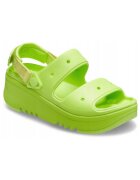 Crocs Sandale wedge unisex cu velcro Hiker Xscape - Verde