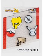 Crocs Set de talismane pentru saboti Elevated Pokemon- 5 piese - Auriu/Galben/Argintiu