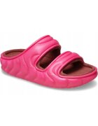 Crocs Slapi Izolati Femei - Classic Cozzy Overpuff 210074 - Rosu