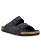 CRUZ Slapi barbati CR202493 - Piele ecologica - Negru - Negru