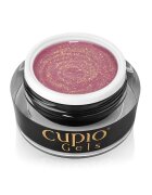 Cupio Gel UV de constructie Glitz & Glam - roz - 15g