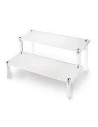 Cupio Organizator de manichiura transparent - 19.5x7.5cm - cu doua nivele