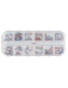 Cupio Ornamente metalice unghii set 12 Angel
