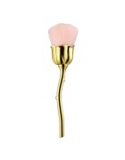 Cupio Pensula machiaj - Rose Glam - Aplicare pudra - Roz/Auriu