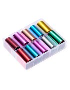 Cupio Set 10 Folii de Transfer Multicolor - 4cmx100cm
