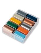 Cupio Set 10 Folii de Transfer Multicolor - Folie Aluminiu
