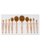 Cupio Set 10 pensule ovale de machiaj