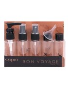 Cupio Set Bon Voyage - recipiente cosmetice - punga transparenta - plastic