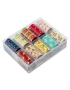 Cupio Set folie de transfer Nail art 10 modele multicolor 4x100cm