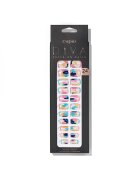 Cupio Set unghii false Diva - 24 tipsuri - pila - adeziv - multicolor