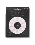 Cupio Set unghii false Diva - 28 accesorii - holografic