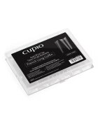 Cupio Tipsuri full nail dizolvabile set 240 buc - transparent - 12 marimi
