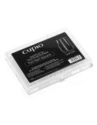 Cupio Tipsuri full nail dizolvabile set 240 buc - transparent - diverse marimi