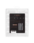 Cupio Tipsuri reutilizabile 50% apex - 120buc - transparent