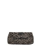 Custo Barcelona Geanta crossbody cu animal print - Negru/Crem