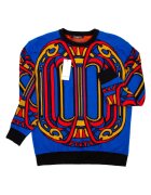 Custo Barcelona Pulover barbati bumbac - albastru - model clasic -