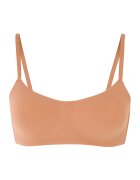 DAGI Bustiera fara cusaturi cu burete subtire - Caramel