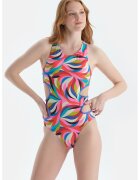 DAGI Costum de baie intreg cu model abstract - Multicolor