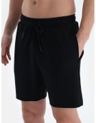 DAGI Pantaloni scurti din amestec de modal cu snur - Negru
