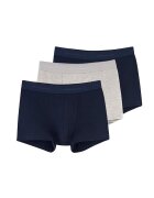 DAGI Set de boxeri din amestec de bumbac - 3 perechi - Alb/Negru stins