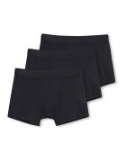 DAGI Set de boxeri din amestec de bumbac si modal - 3 perechi - Negru