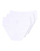 DAGI Set de chiloti hipster cu talie medie - 3 perechi - Negru/Bej