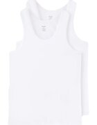 DAGI Set de top-uri cu decolteu rotund - 2 piese - Alb