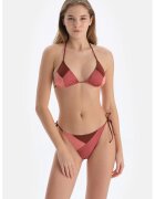 DAGI Slip cu model colorblock - Maro deschis