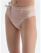 DAGI Slip texturat cu talie inalta - Roz prafuit