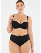 DAGI Sutien balconette cu sustinere metalica - Negru