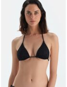 DAGI Sutien triunghiular cu strasuri - Negru