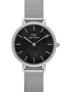 Daniel Wellington Ceas dama - Inox - Pietre zirconiu - argintiu