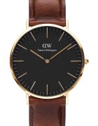 Daniel Wellington Ceas pentru barbati DW00100543 Quartz - Inox/Piele naturala - Maro