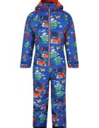 Dare2B Costum de iarna copii albastru - 100% poliester - impermeabil - cu gluga - set
