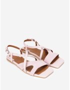 Dasha Sandale dama piele roz pudra - Roz deschis