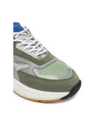 DATE Pantofi sport barbati - M421-FG-NY - D A T E - Piele naturala - Verde