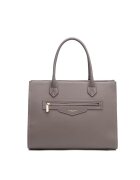 David Jones Geanta shopper din piele ecologica Erisma - Maro inchis