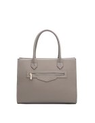 David Jones Geanta shopper din piele ecologica Erisma - Maro taupe