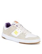 DC Shoes Adidasi femei - bej - piele naturala