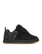 DC Shoes Pantofi sport copii - CEO-V5-10116K-CH - negru - piele naturala
