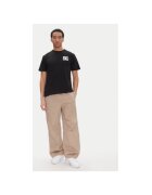 DC Tricou barbati ADYZT05455 - Bumbac/Bumac reciclat - Negru - Negru