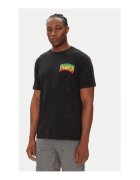 DC Tricou barbati - negru - 75% bumbac - 25% bumbac reciclat -