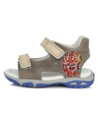 DD Step Sandale Baieti - Model Dino - cu Scai - Talpa Groasa - AC290-697 - Gri