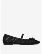DeeZee Balerini din material textil - Negru