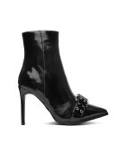 DeeZee Botine dama 1500-1 - negre - material sintetic