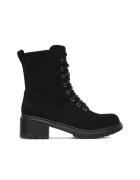 DeeZee Botine dama 1898 - Textil - Negru