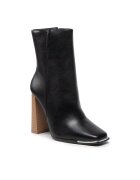 DeeZee Botine dama - 301727811 - Piele ecologica - Negru - Negru