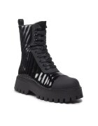 DeeZee Botine dama - 301728153 - Piele ecologica - Negru - Negru