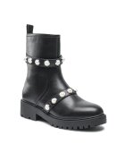 DeeZee Botine dama - 5904862241227 - Piele ecologica - Negru